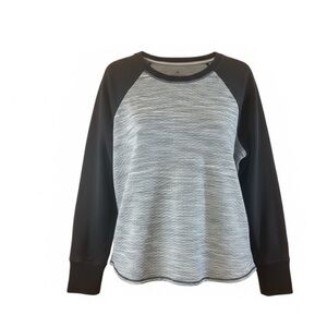 Athleta Snowscape Quilted Pullover Sweatshirt